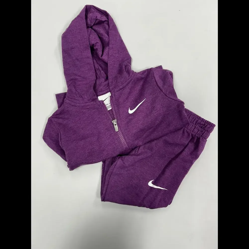 Nike Kids' Purple Hoodie 2 Piece Set